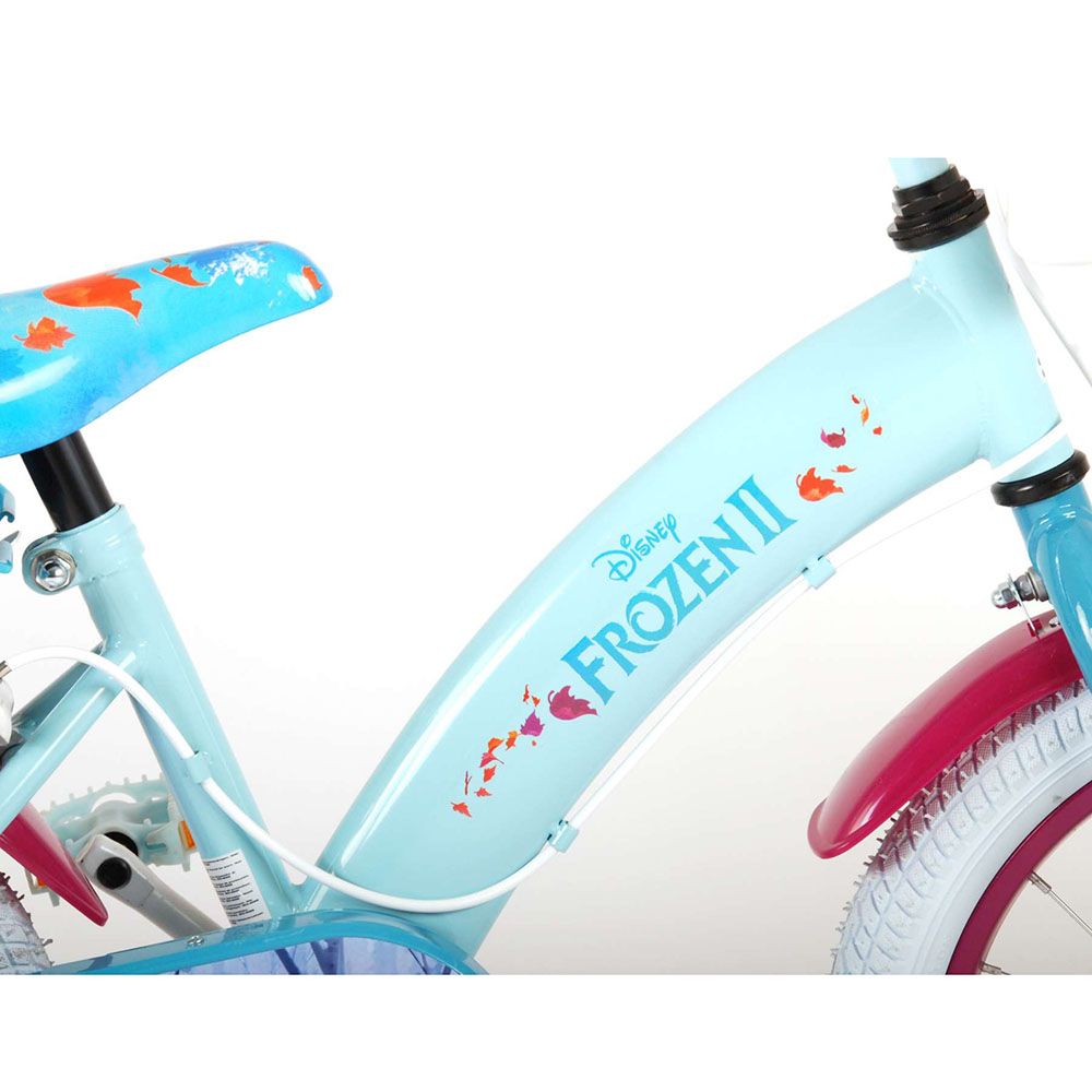 Детски велосипед с помощни колела Дисни Frozen 2, 16 инча