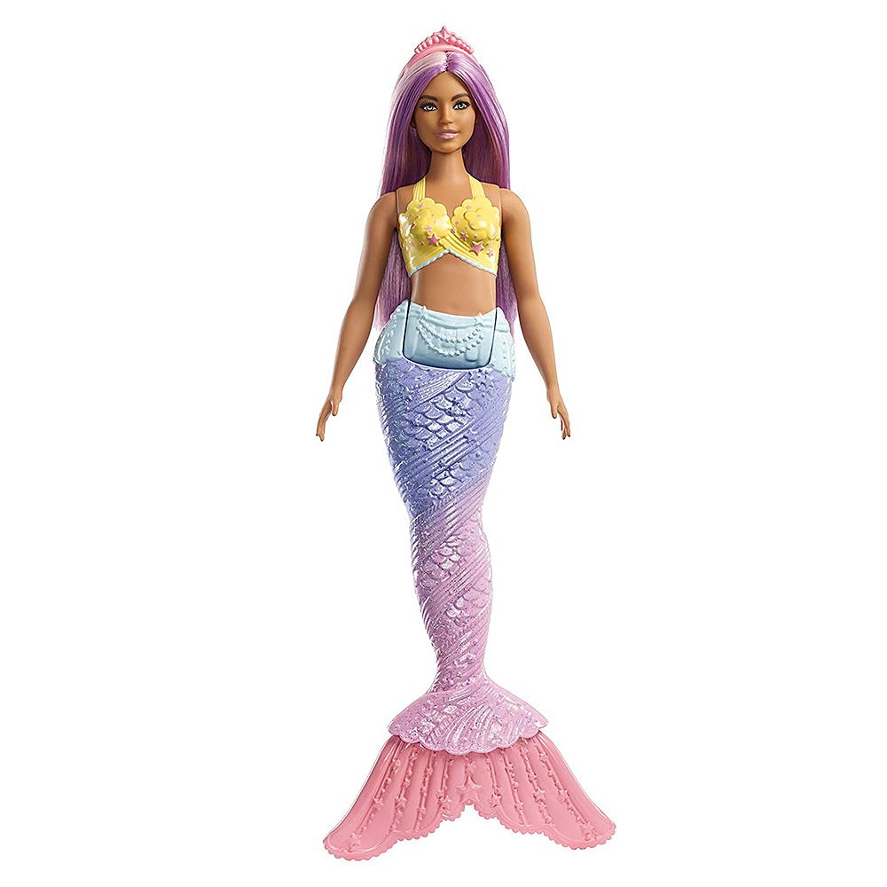MATTEL, Кукла Барби, Русалка с лилава опашка, Dreamtopia