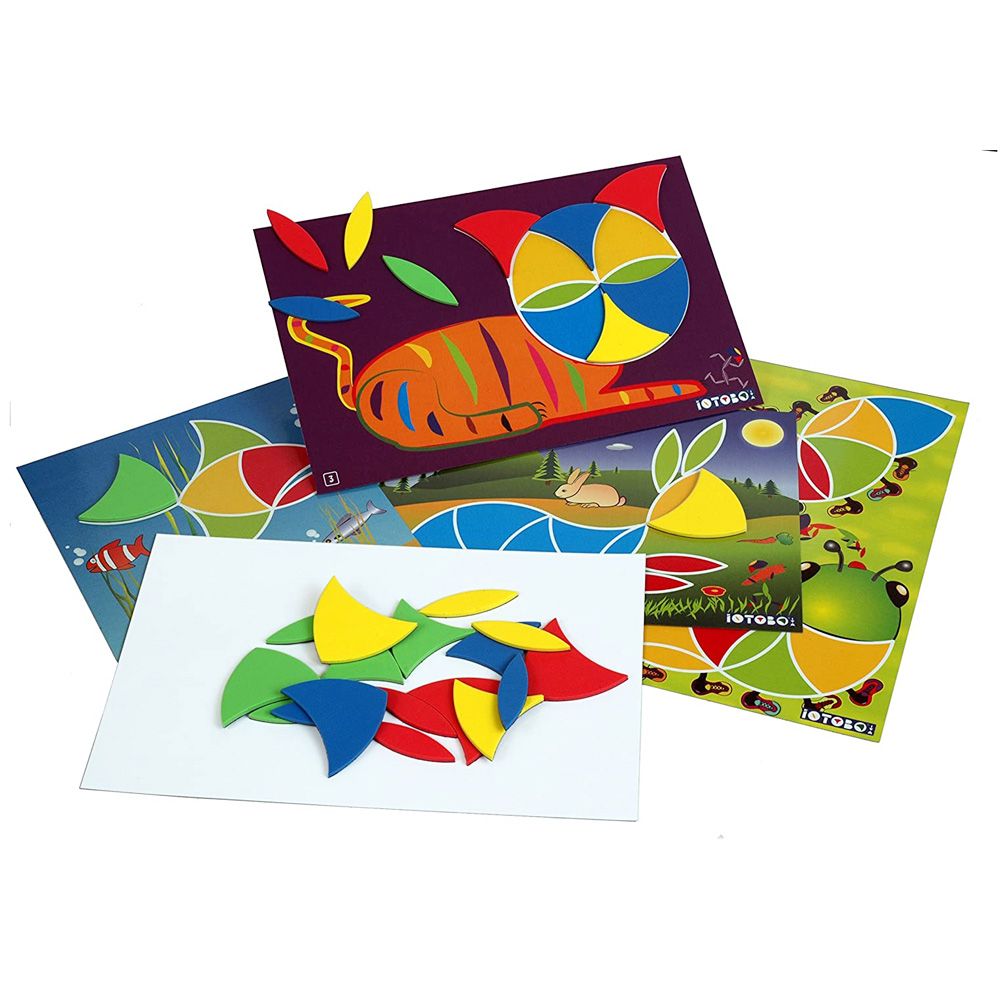 IOTOBO, Магнитна мозайка Sepp Jeux, Basic, 3+