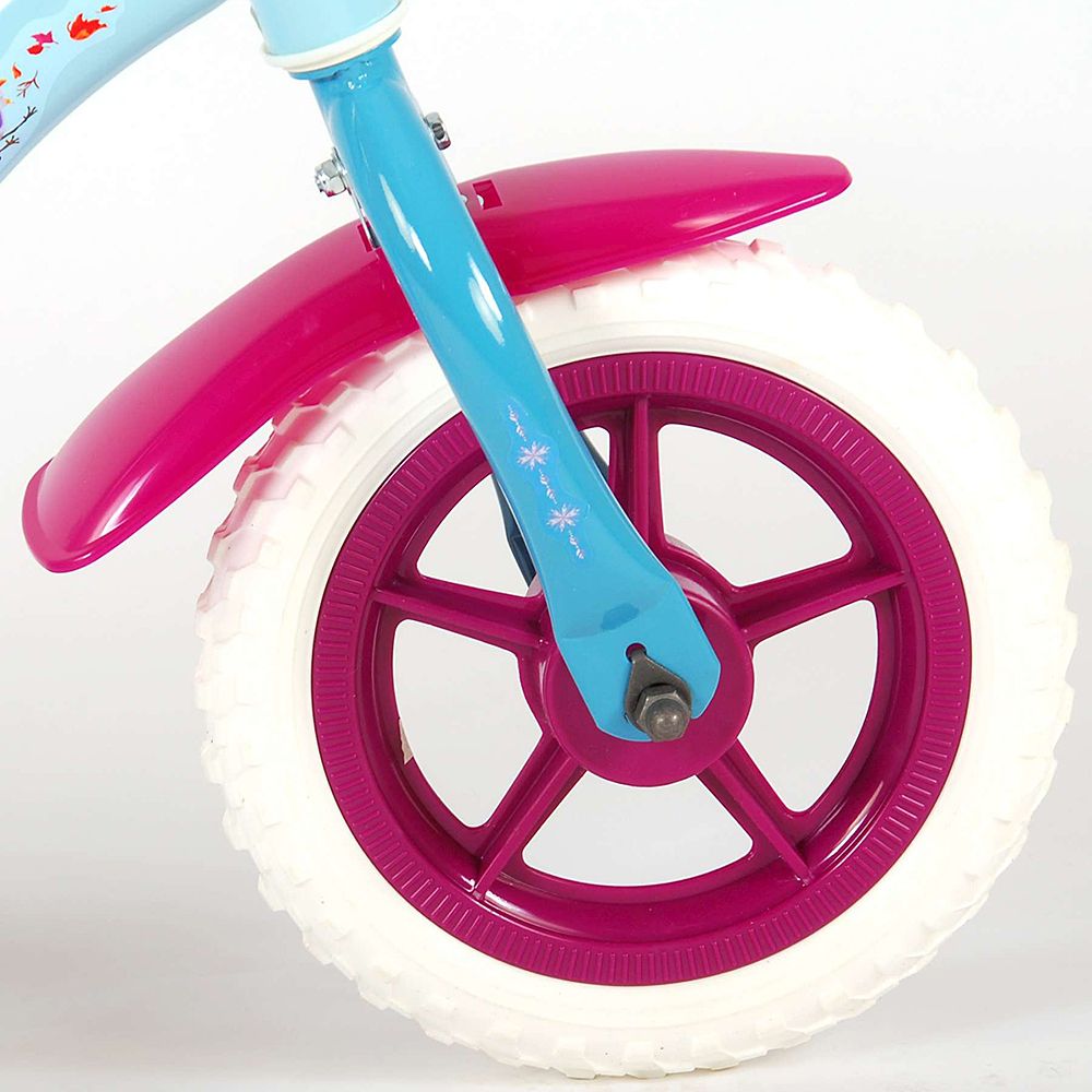 Велосипед с родителски контрол и помощни колела, Disney Frozen 2, 10 инча