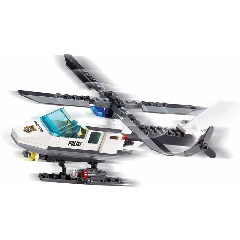 Конструктор, Полицейски хелкоптер, 102 ел.
