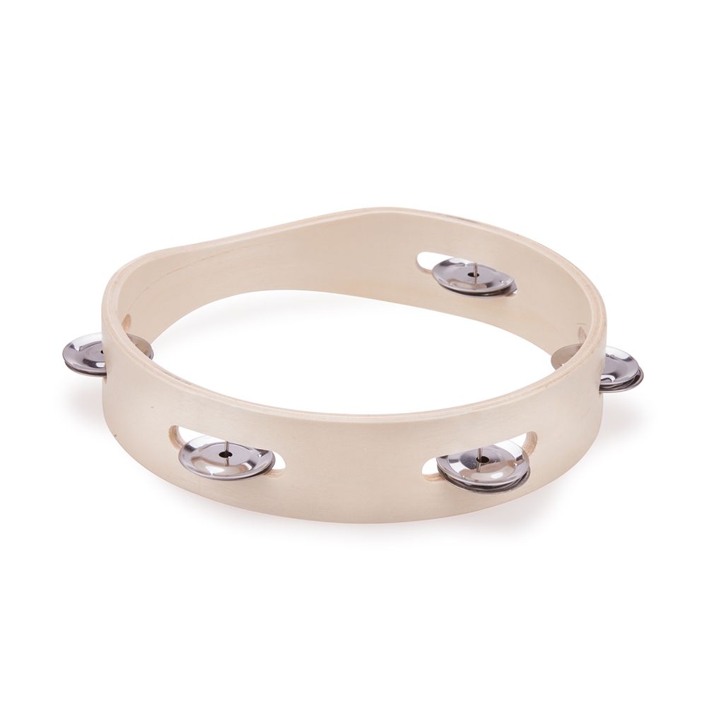 New Classic Toys, Дървено дайре с 5 звънчета, 23 см