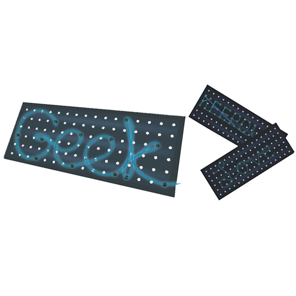 Научен комплект, Пиши с неонова светлина