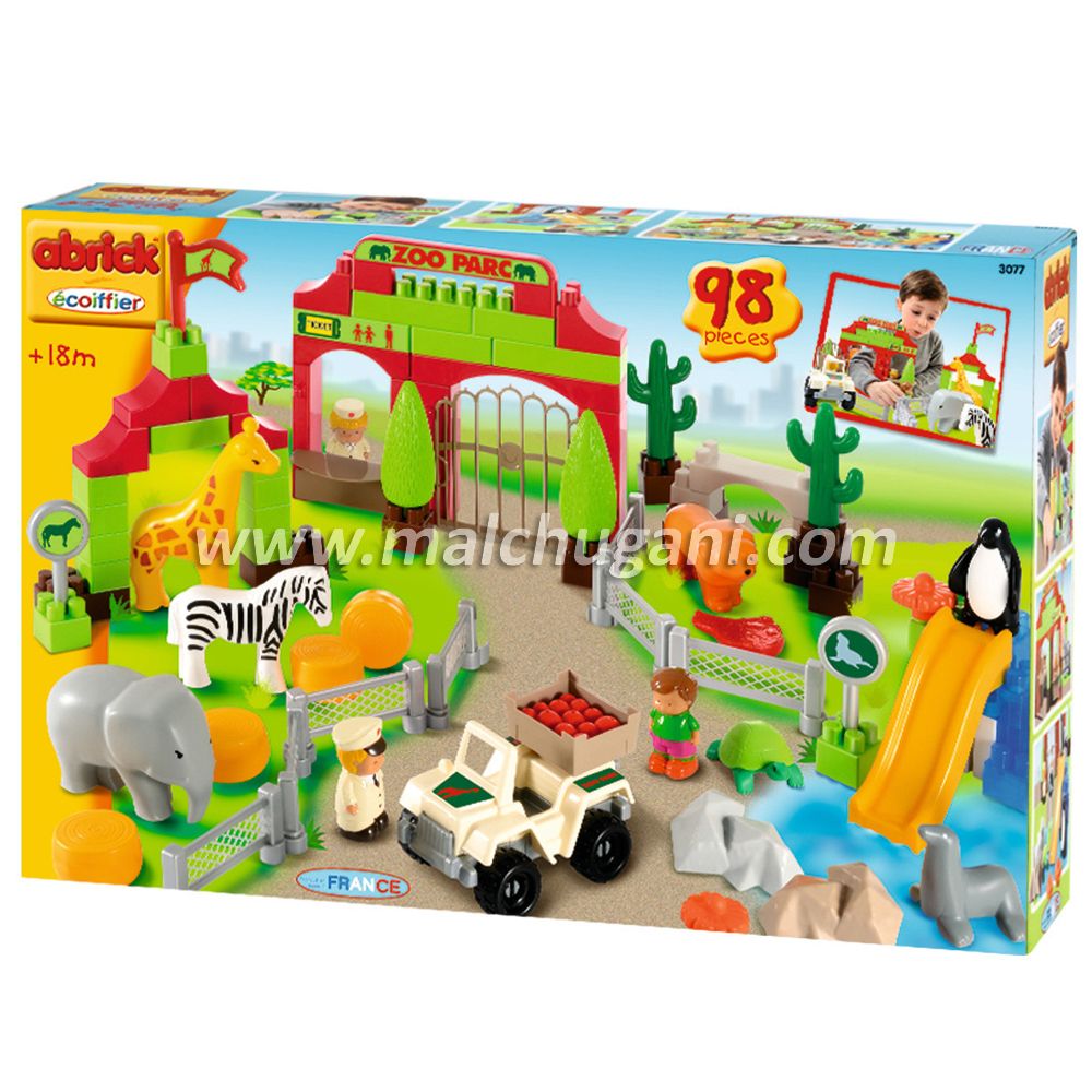 Ecoiffier, Abrick  Детски конструктор, Зоопарк