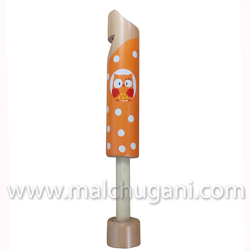 Дървена свирка, оранжева