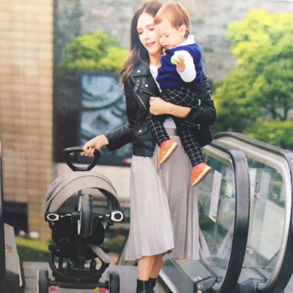 Триколка Rito Deluxe, 3 в 1, сива