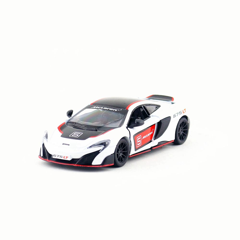 KiNSMART, Метална кола, MaClaren 675 LT, бял