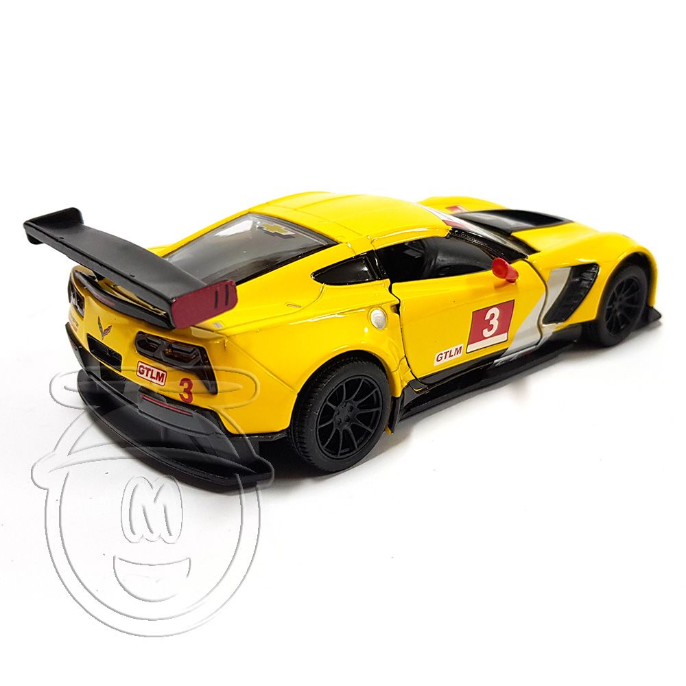 Метална кола, Corvette C7.R racing GTLM, жълта