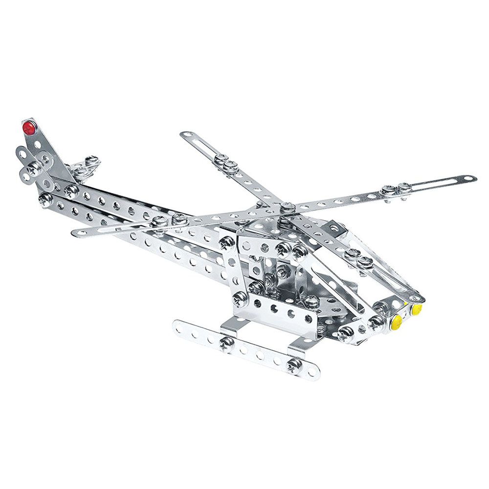 Метален конструктор, Основен комплект - 10 модела, 340 части