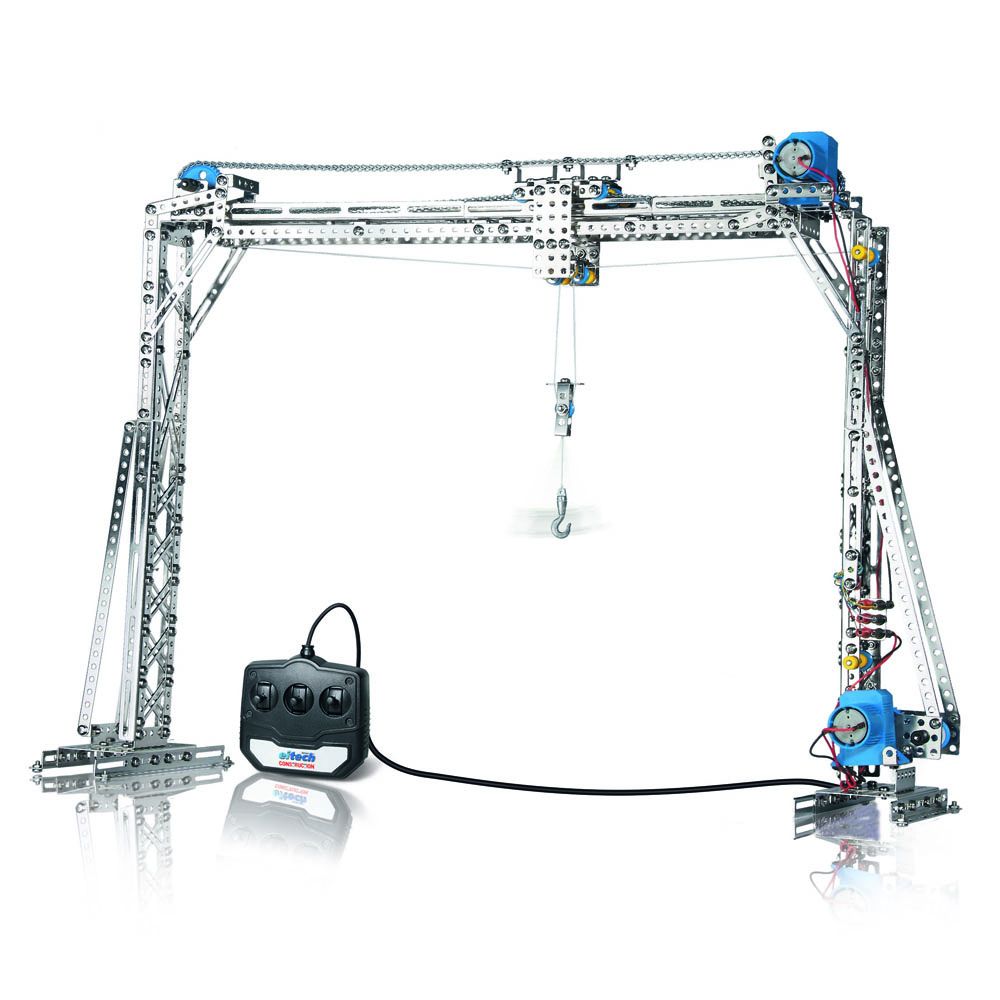 Метален конструктор, Кран с мотор и управление - 3 модела, 960 части, по поръчка