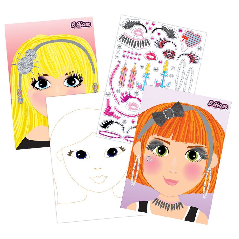 Книжка Модерни момичета, гримове и прически