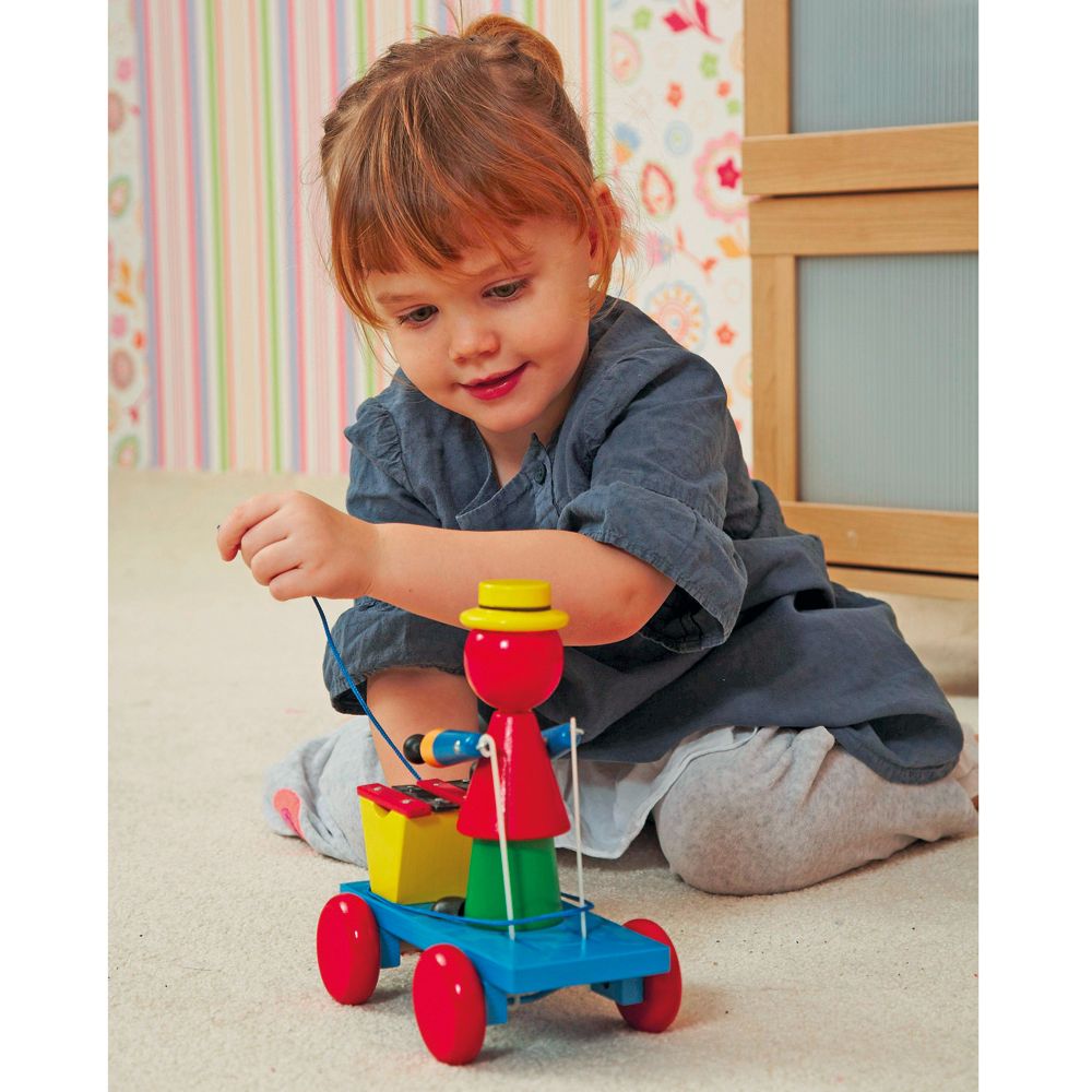 Играчка за дърпане, Клоун с ксилофон