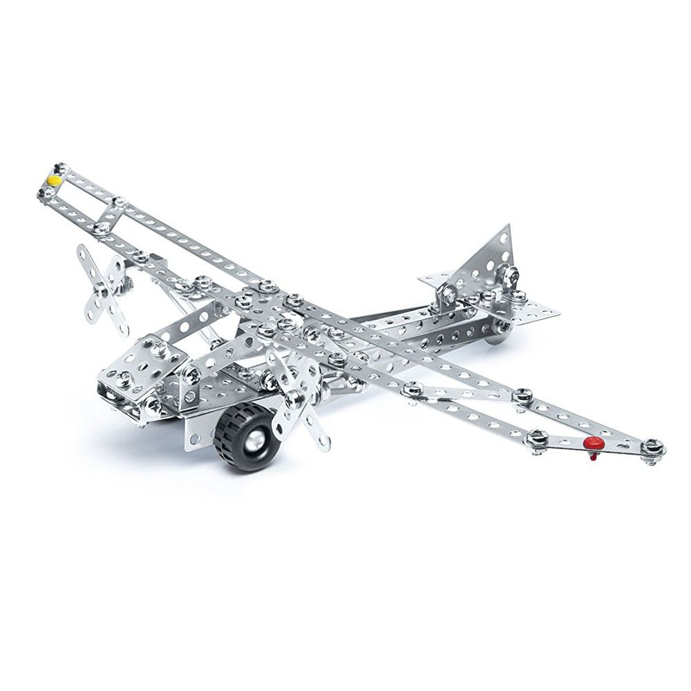 Метален конструктор, Основен комплект - 10 модела, 340 части