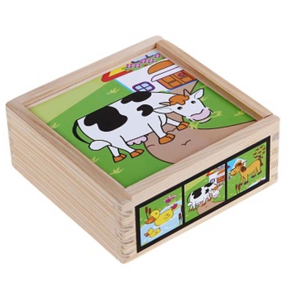 Woodyland, Кубчета с домашни животни, 9 бр.