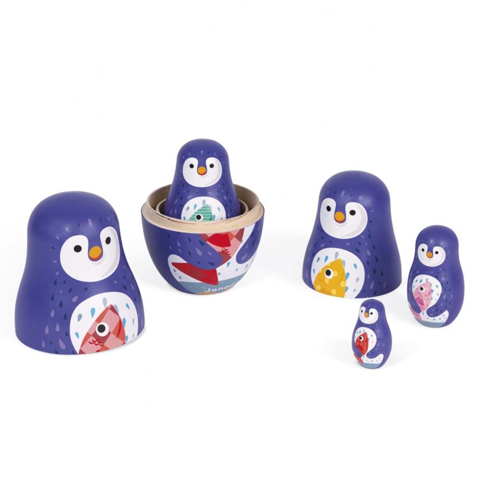 Дървени матрьошки, Пингвини