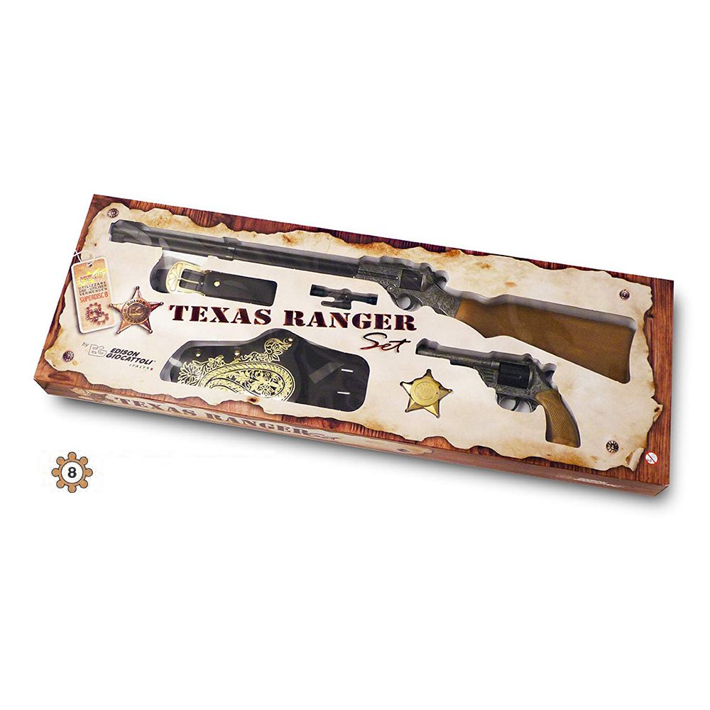 Edison Giocattoli, Шерифски комплект с капси TEXAS RANGER set