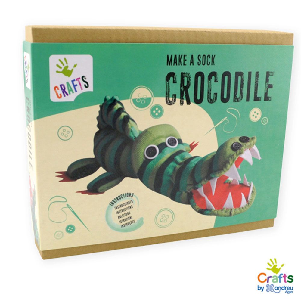 Andreu toys, Направи сам Крокодил от чорапче