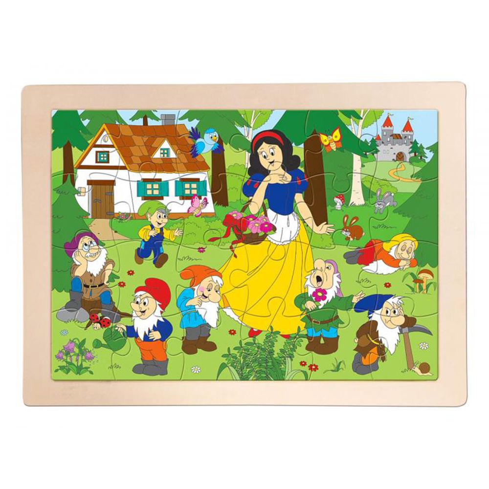 Woodyland, Снежанка и седемте джуджета - дървен пъзел