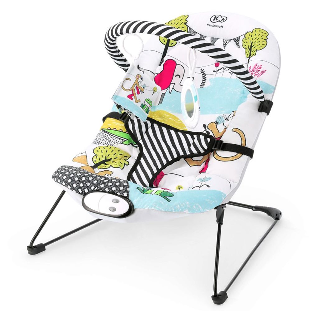 Kinderkraft, Музикален шезлонг с вибрации, Smart FUN