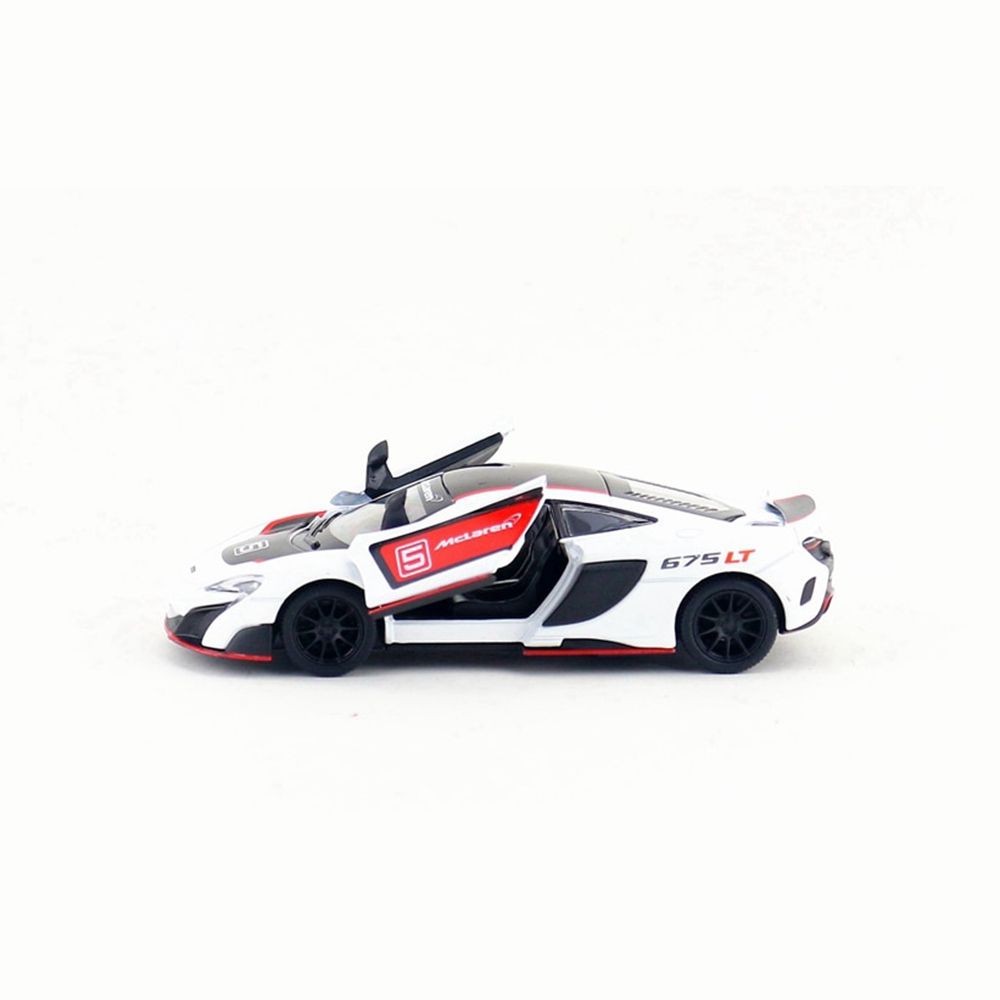 Метална кола, MaClaren 675 LT, бял