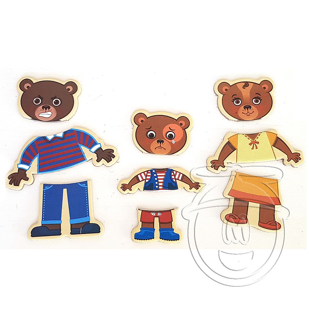 Образователен комплект, Аз уча емоциите със сладките мечета