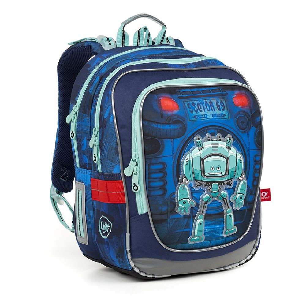 TOPGAL, Анатомична ученическа раница, Син робот