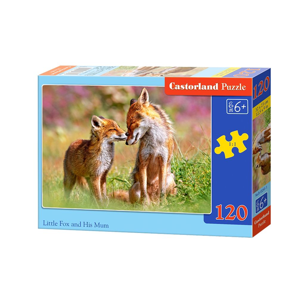 Castorland, Мама лиса и бебе, пъзел 120 части