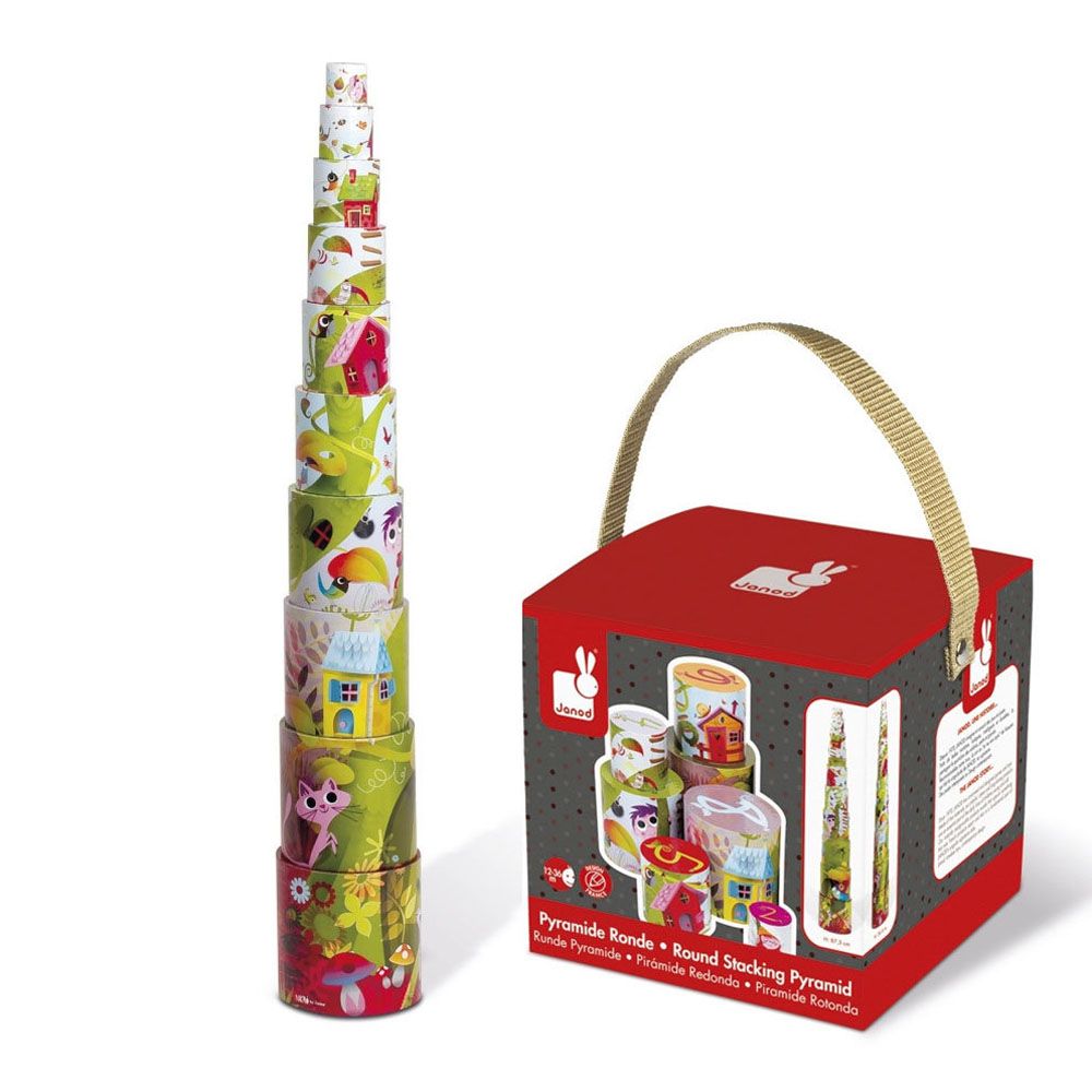 Janod, Кръгла кула от кубчета за най-малките, Кой живее тук