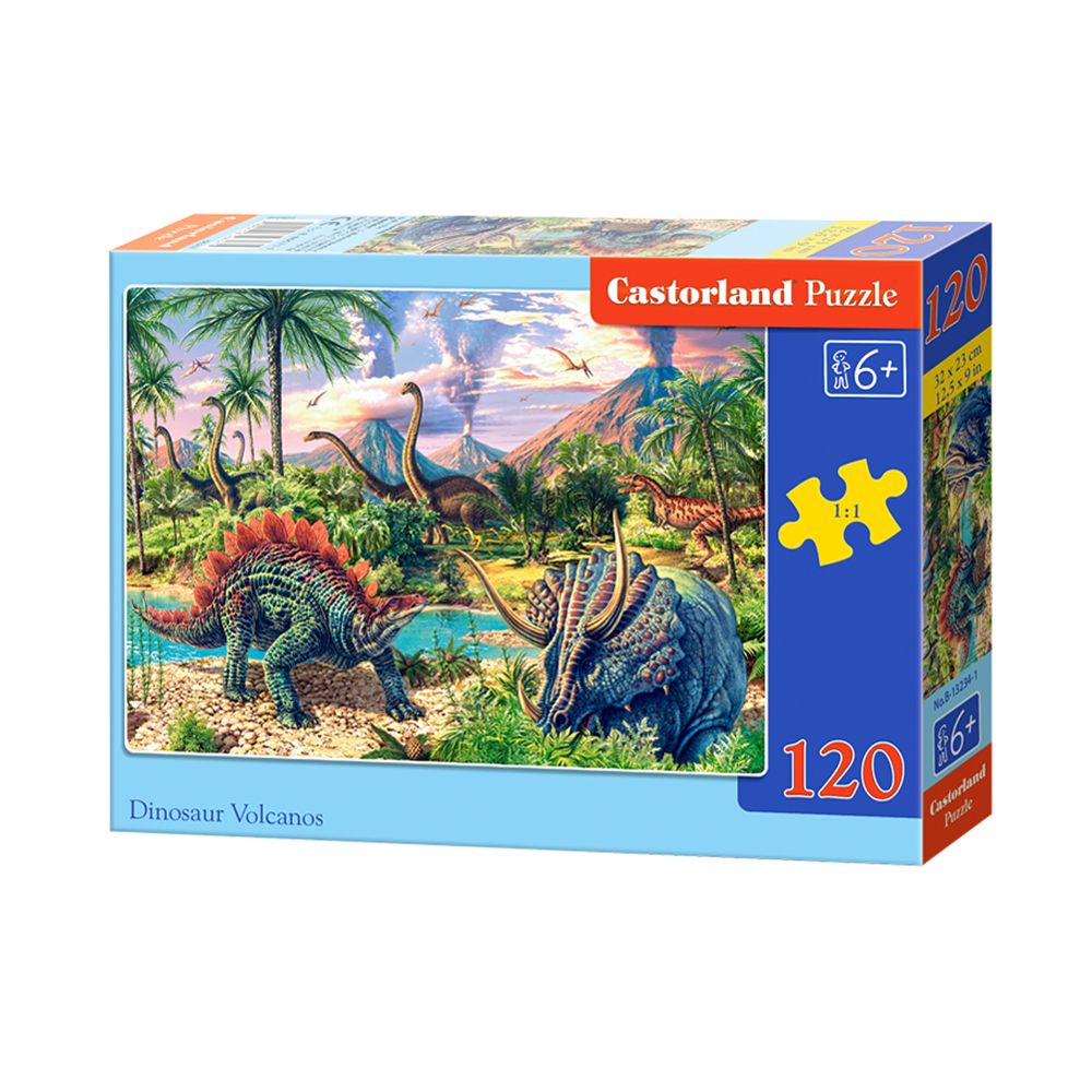 Castorland, Динозаври, пъзел 120 части