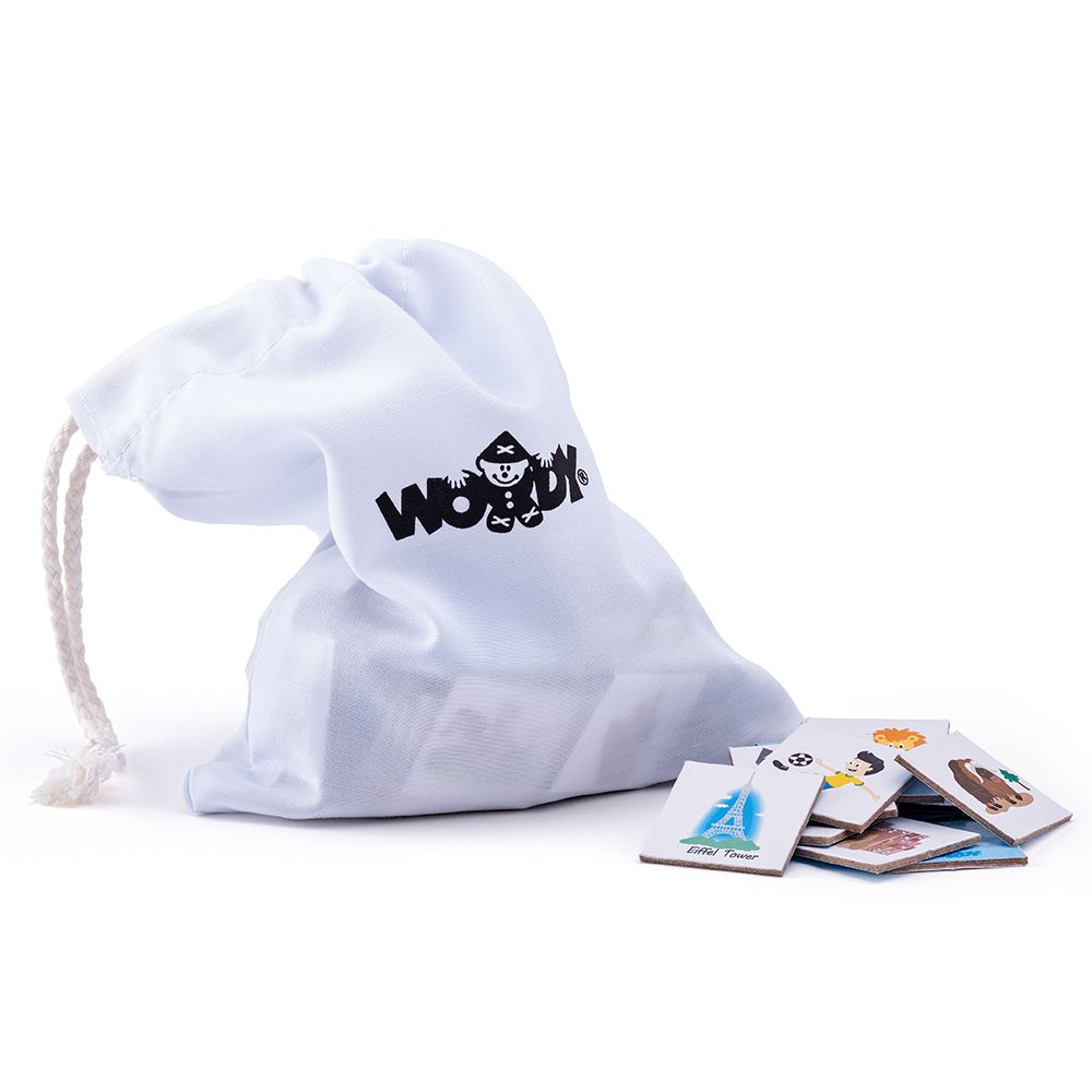 Магнитна карта на света, пъзел с магнитни части и игра, 2 в 1