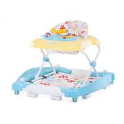 Детска проходилка с люлка Хели, жълта