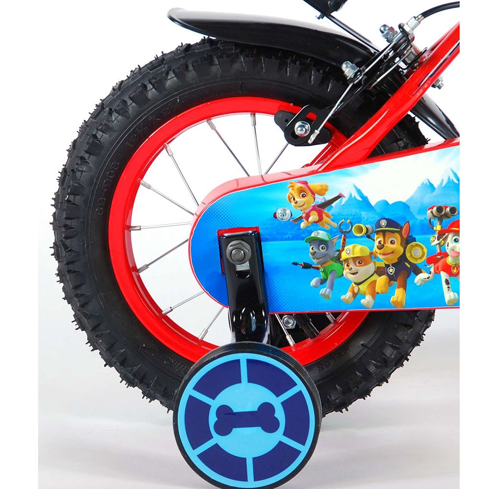 Детски велосипед с помощни колела Пес Патрул, 12 инча