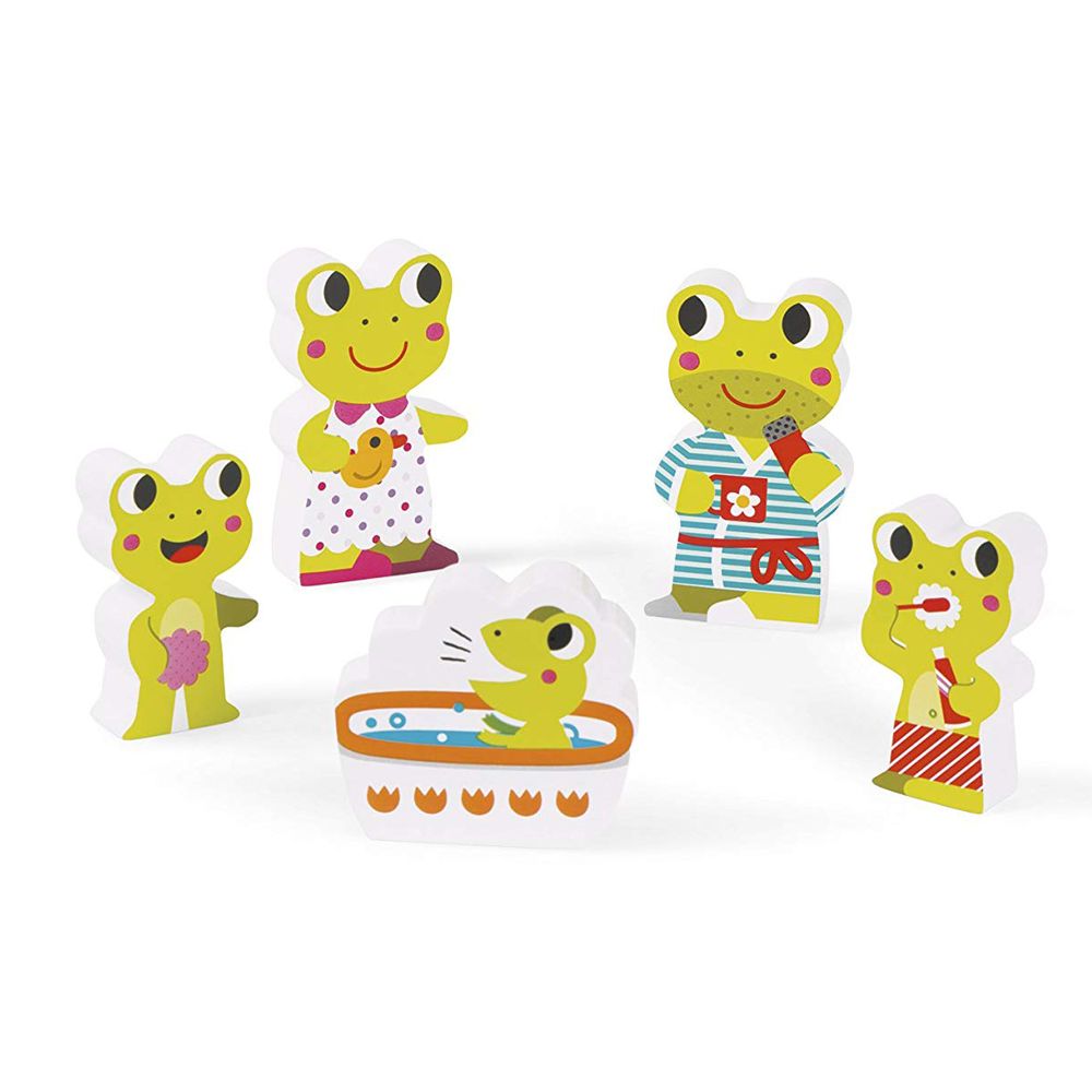 Janod, Дървен пъзел, Жабчета на баня