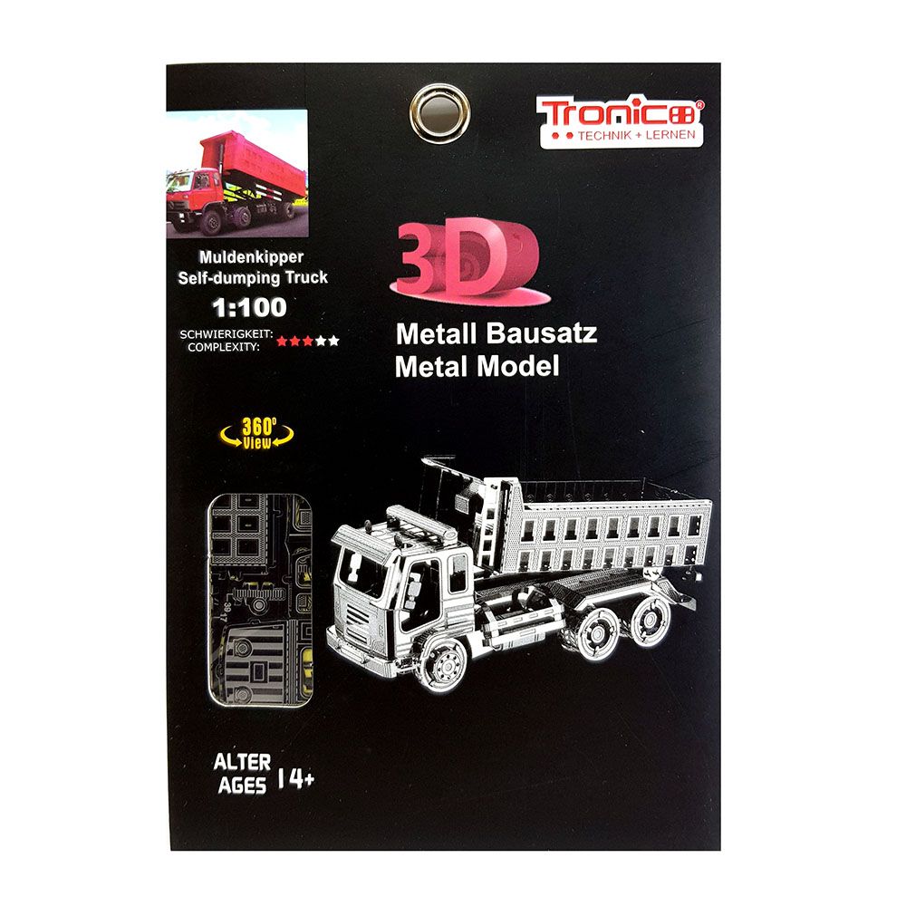 Tronico, 3D метален пъзел, Самосвал