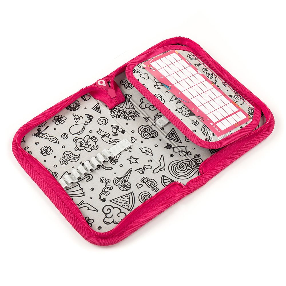 Ученически несесер с един цип, Феята на цветята