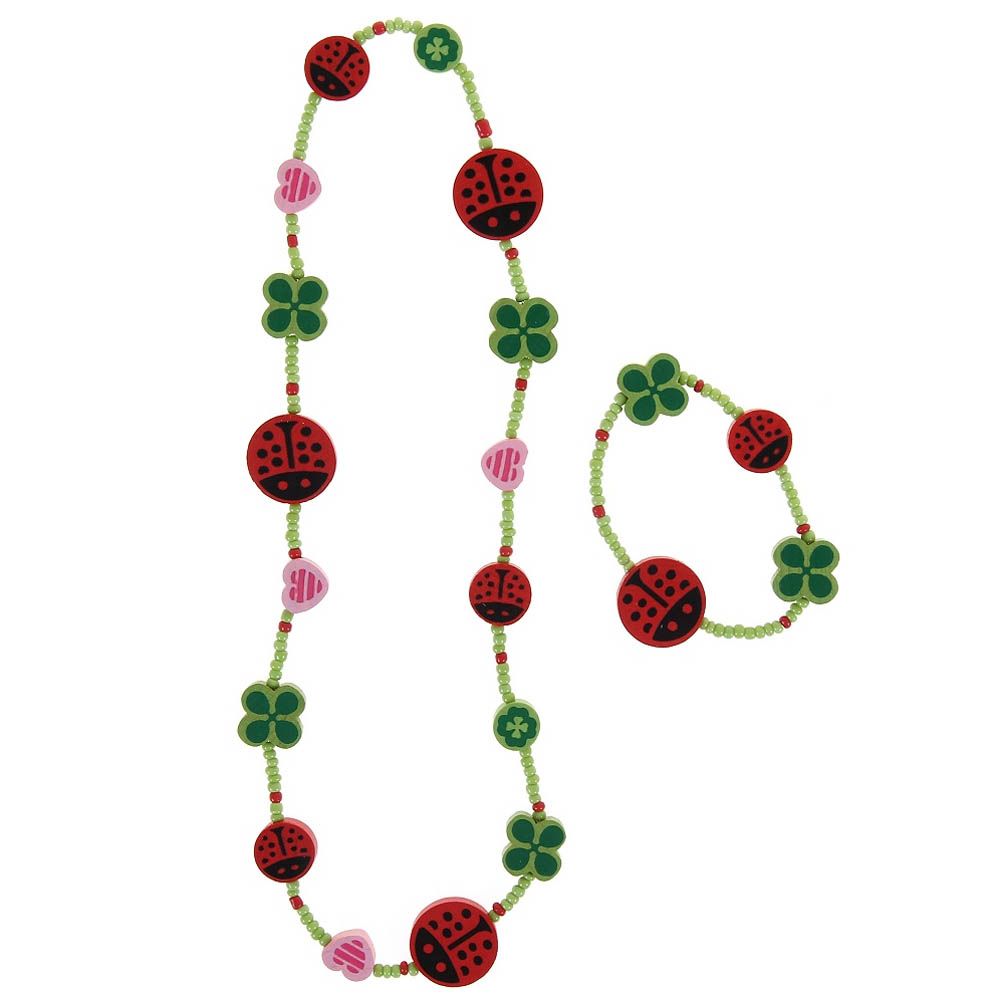 Woodyland, Комплект гривна с колие, Калинки