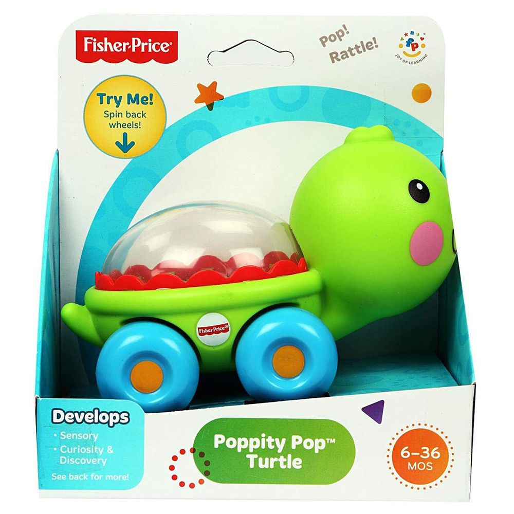 Бебешка играчка за бутане, Костенурка