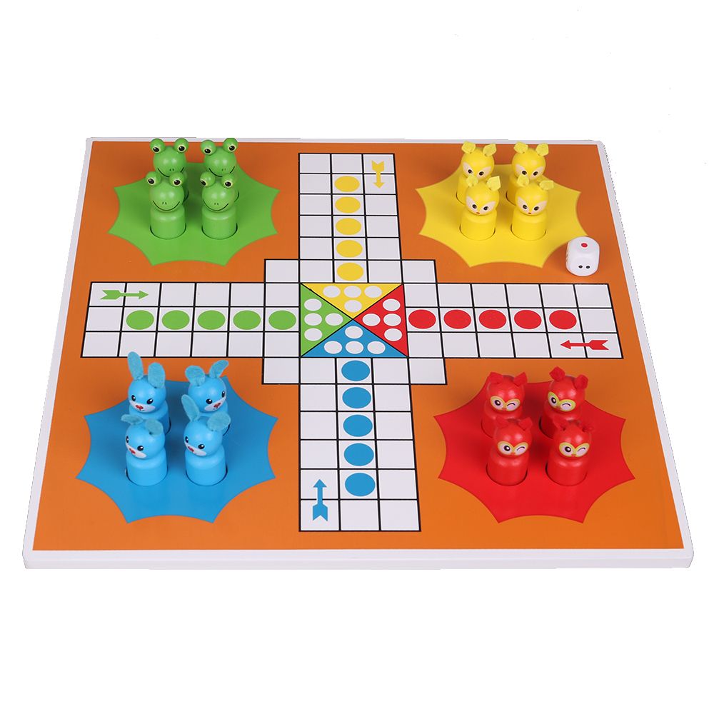 Детска дървена игра, Не се сърди човече, Животни