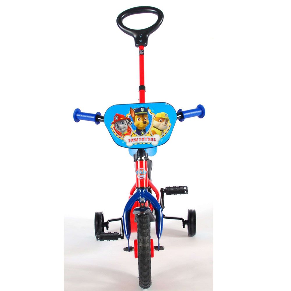 Велосипед с родителски контрол и помощни колела, Paw Patrol, 10 инча