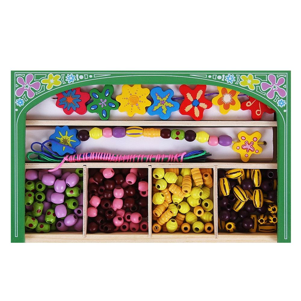 Woodyland, Мъниста в дървена кутия, Цветя