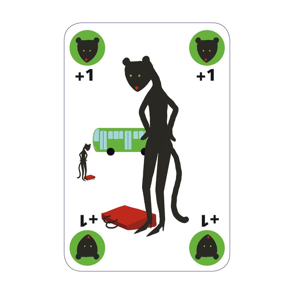 Карти за игра, Автобуси и животни