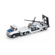 Влекач с ниска платформа и Хеликоптер