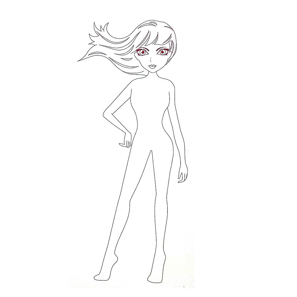 Книжка за рисуване със стикери и шаблони, Диско момичета