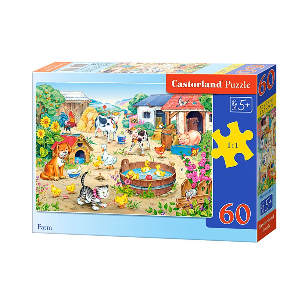 Castorland, Фермата, пъзел 60 части