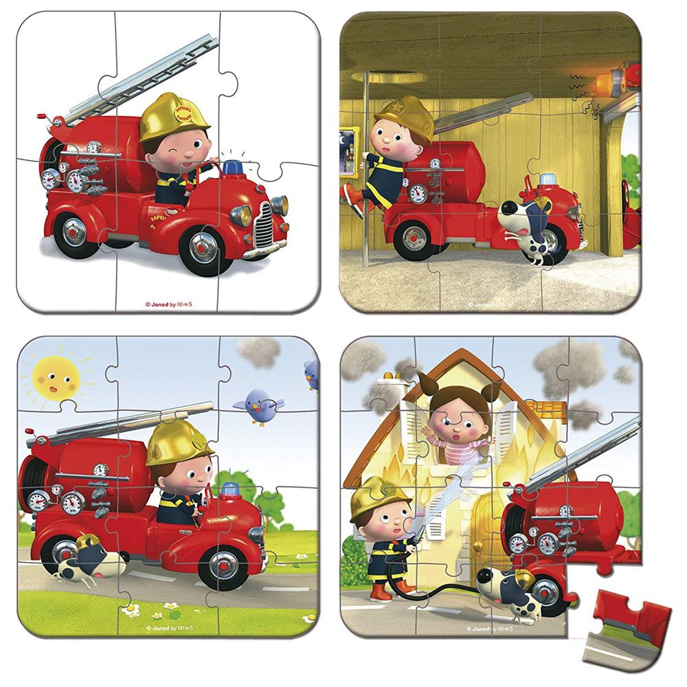 Пъзел, Малкият пожарникар