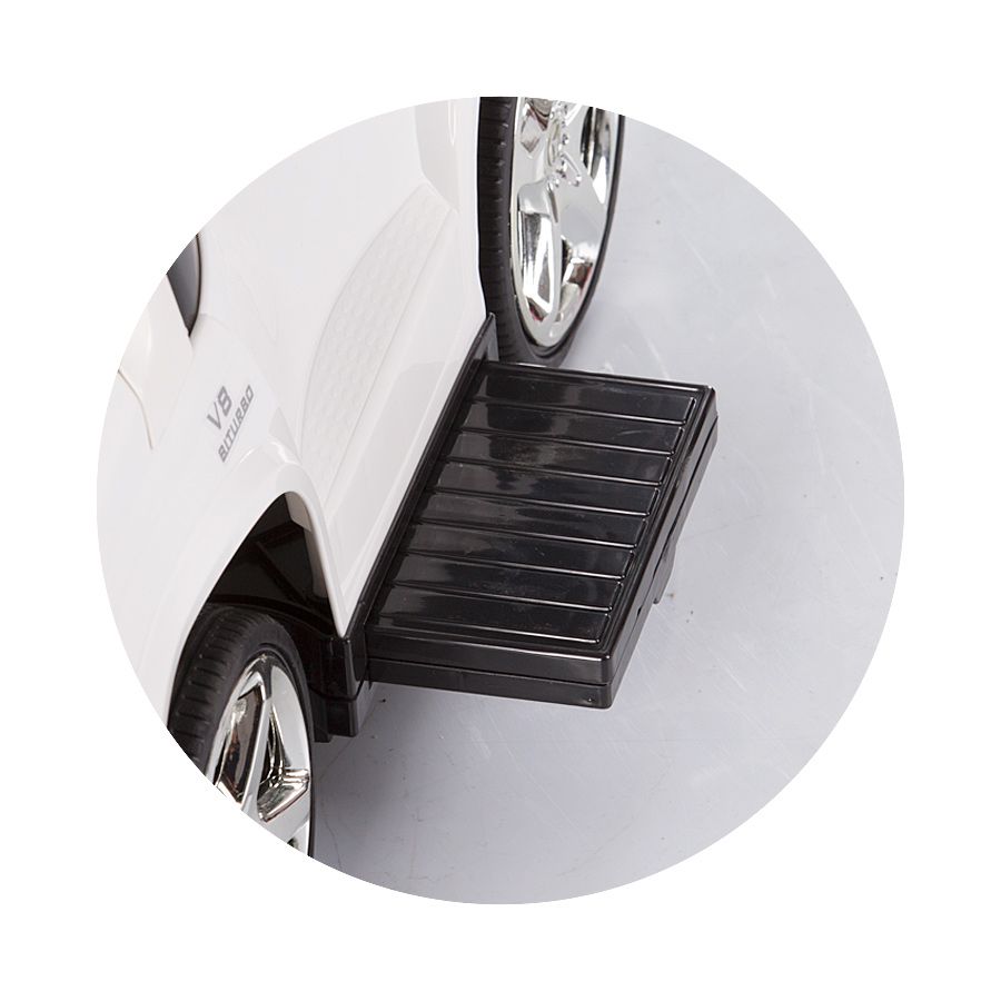 Количка за яздене с дръжка, Mercedes Benz GL63 AMG, бяла