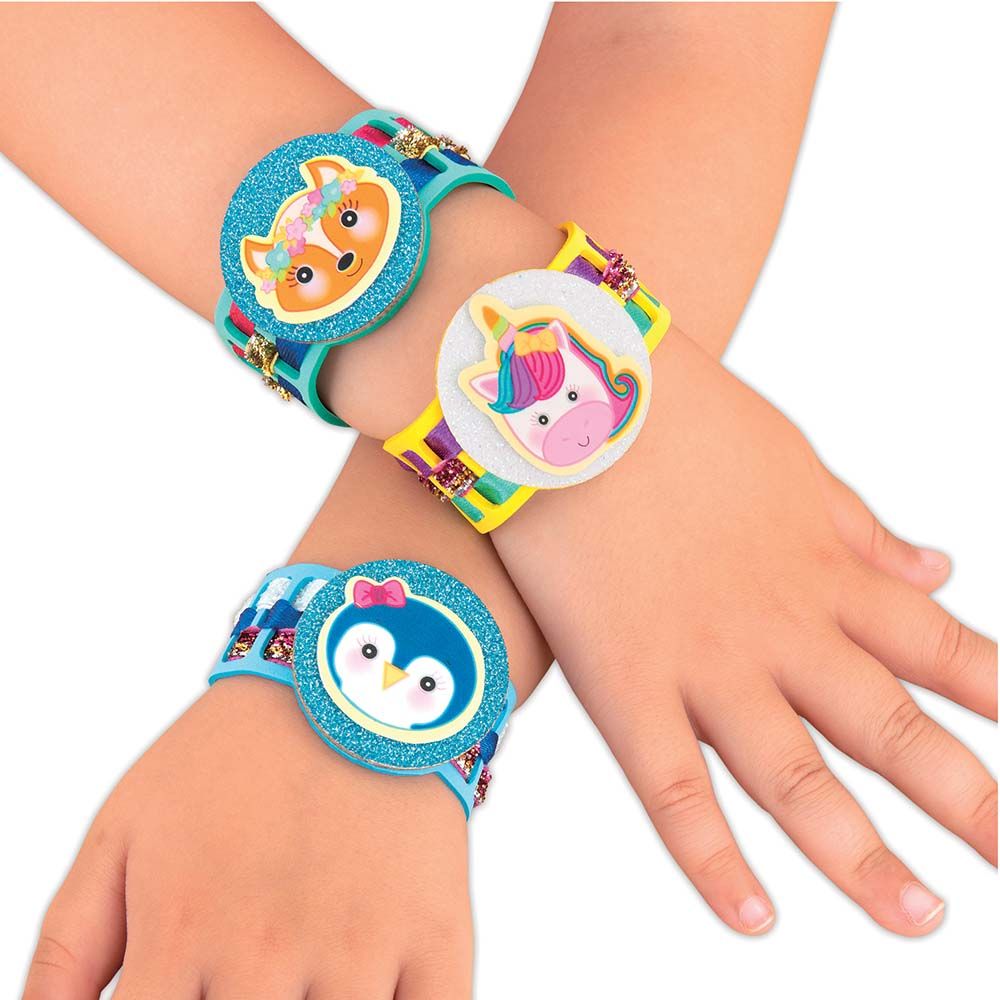 Направи сама гривни с панделки и стикери, Животни