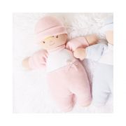 Мека кукла, бебе Они, розово 24 см.