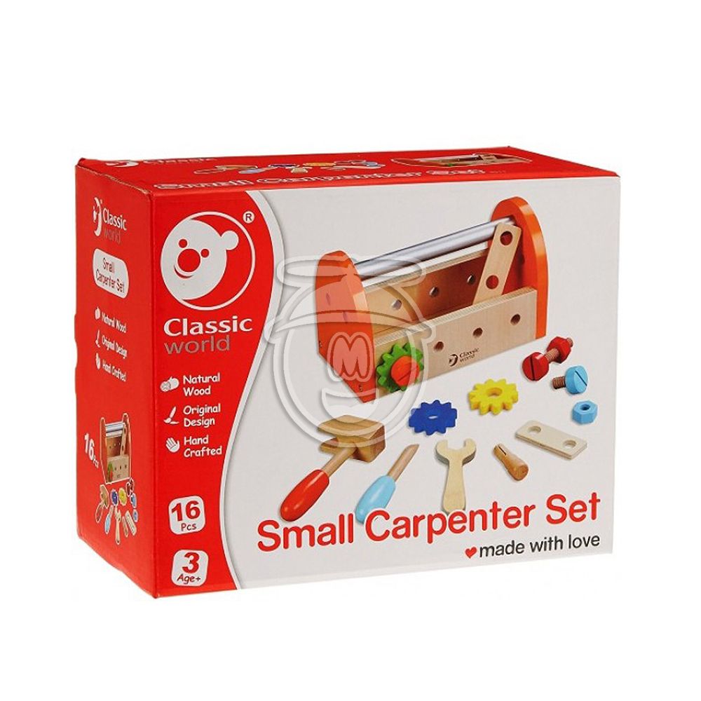 Дървени инструменти за игра в сандъче