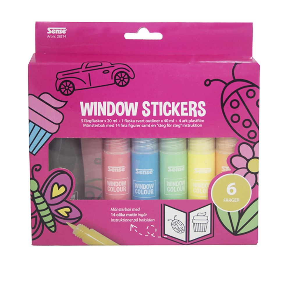 Sense, Декорирай сам стикери за прозорец
